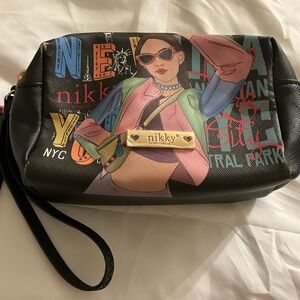 NIKKY BY NICOLE LEE MAKEUP BAG